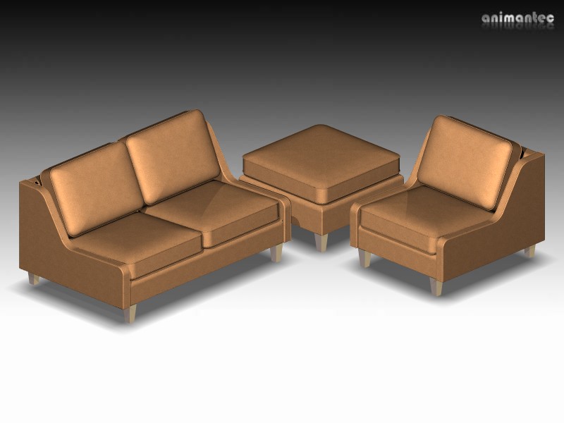 3D Grafik Dateien Polster Möbel Couch Sessel Sofa